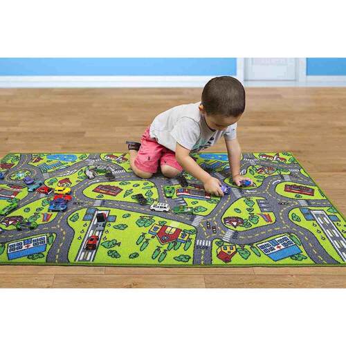 Kids Traffic Carpet Playmat Rug City Life for Playing地毯01