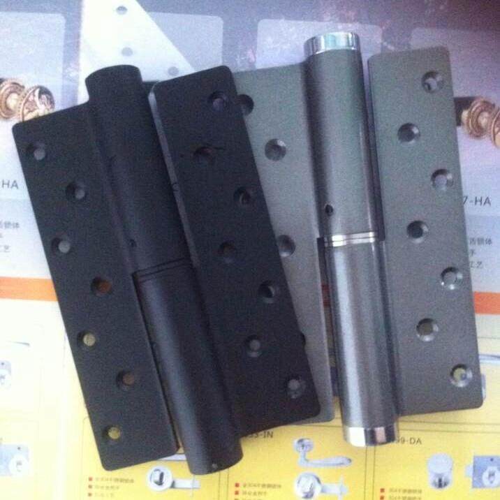兰玛玛卡黑色隐形门合页闭门器液压缓冲定位弹簧自动关门闭门器