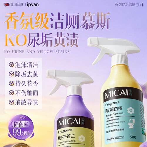 洁厕灵马桶清洁剂泡泡慕斯厕所强力除黄污垢除臭卫生间去异味留香