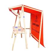 集市摊位架广场网红摆摊架商业街活动棚架夜市实木摆地摊架展示架