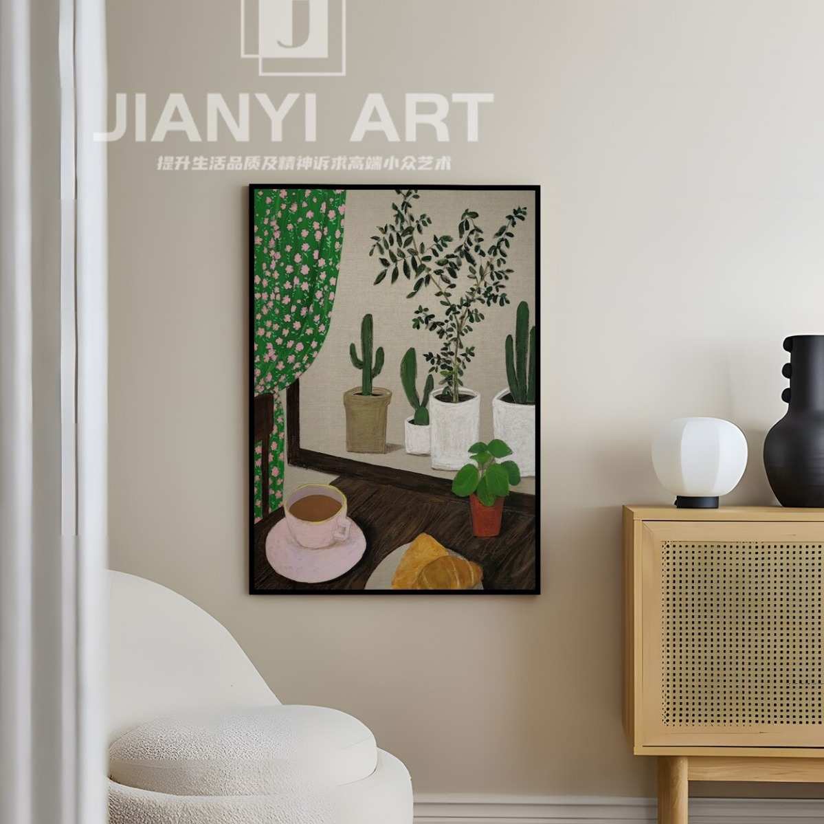 现代轻奢抽象艺术装饰画奶茶咖啡店客餐厅挂画玄关入户装饰画批发