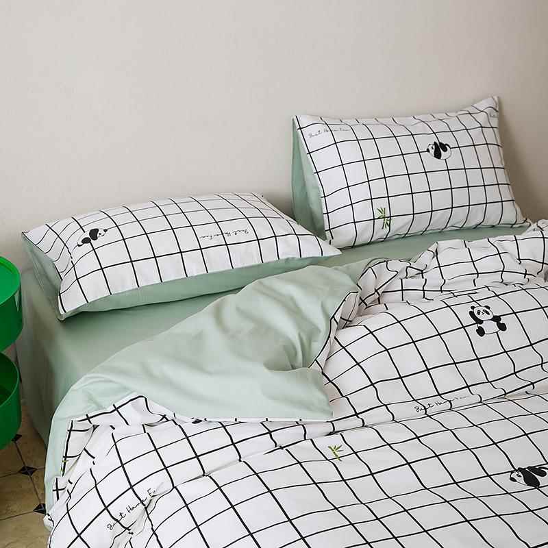 025新款40支B无品牌/全上棉13070印花四件套A版全棉印花款床四2件