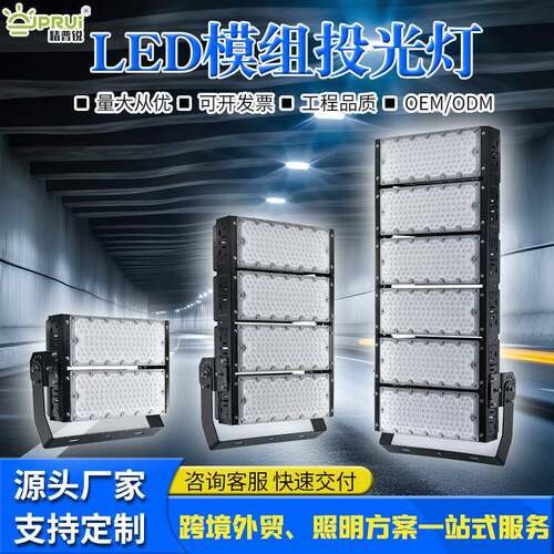 模组投光灯隧道涵洞灯高杆灯户外大功率照明球场灯工程照明