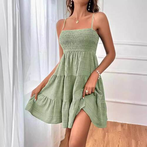 Summer sloid 05201545colosr ex ycamisole dress for women 性