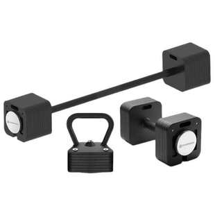 插片哑铃可调节纯钢重量片健身房商用壶铃杠铃哑铃三合一组合家用