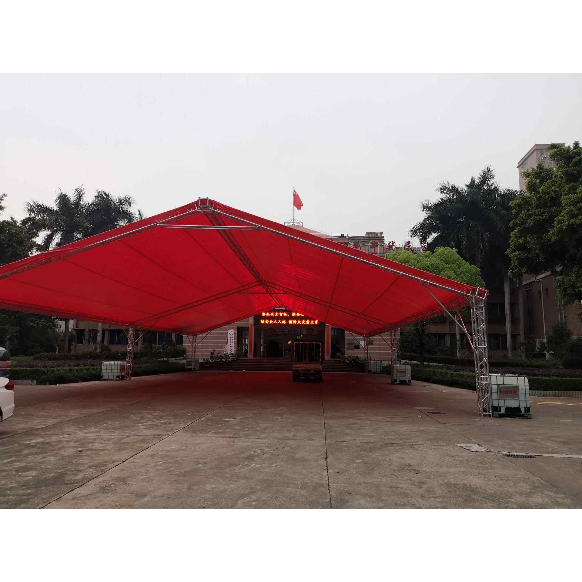 高速路口核酸检测桁架帐篷租赁，佛山厂家租赁帐篷，可现场搭建