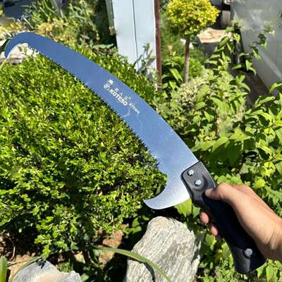 老人头KOTESO开拓者KT430N园林锯修枝锯U形锯手工锯高枝锯弯锯
