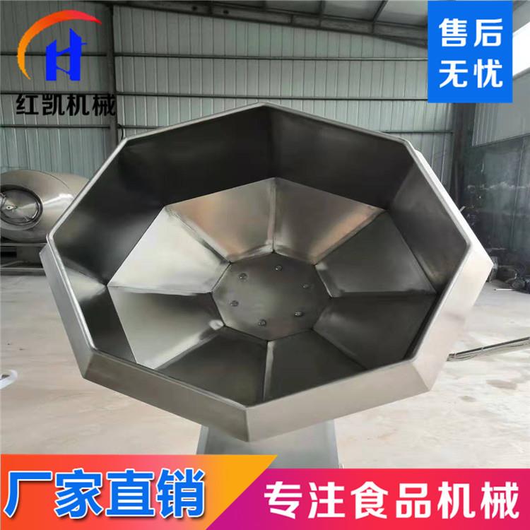 供应全自动辣条拌料机 不锈钢八角拌料机设备 挂糖上酱拌料机