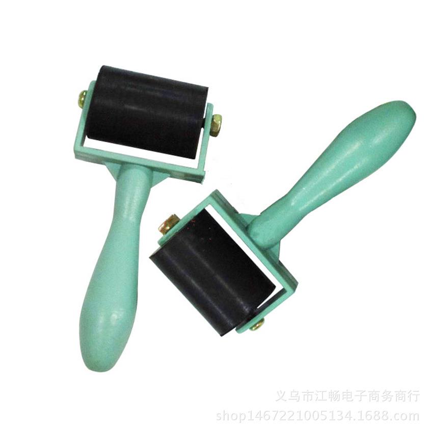 初级3.5cm版画滚筒滚轮滚桶油墨滚筒印刷胶辊版画工具