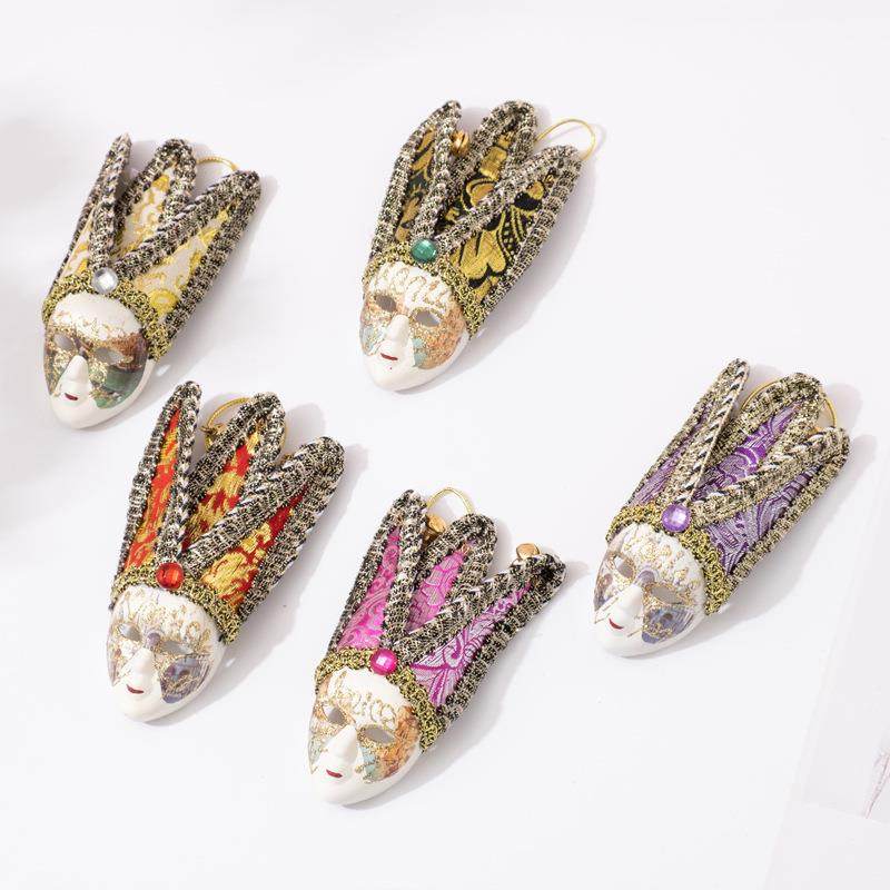 创意威尼斯冰箱贴旅游面具挂饰冰箱装饰品国外纪念品礼品跨境