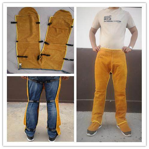 高档焊工防护服服反穿防衣烫耐磨防辐射加电长款围裙焊工防护牛皮