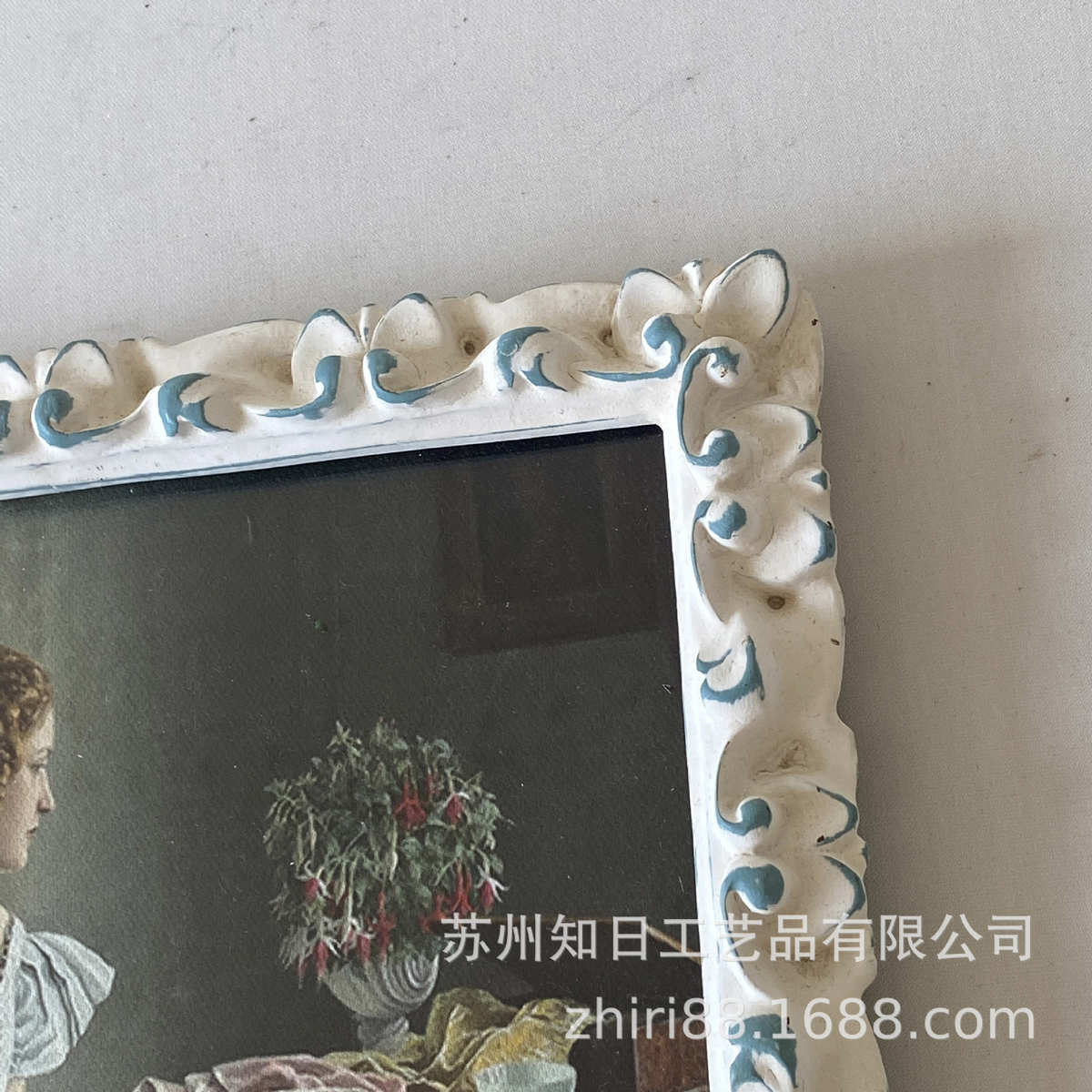 欧式古典10寸树脂相框复古油画框背景墙组合画法式婚纱装饰相片框