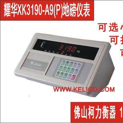 上海耀华地磅仪表XK190-A9+,xkA9+称重广东柯力电子秤屏显高精度
