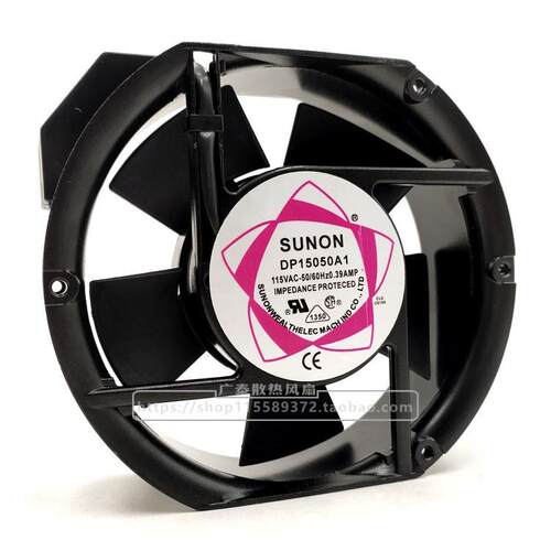 原装SUNON/建准 DP15050A1 AC115V 0.39A 17251 机柜散热风扇17CM