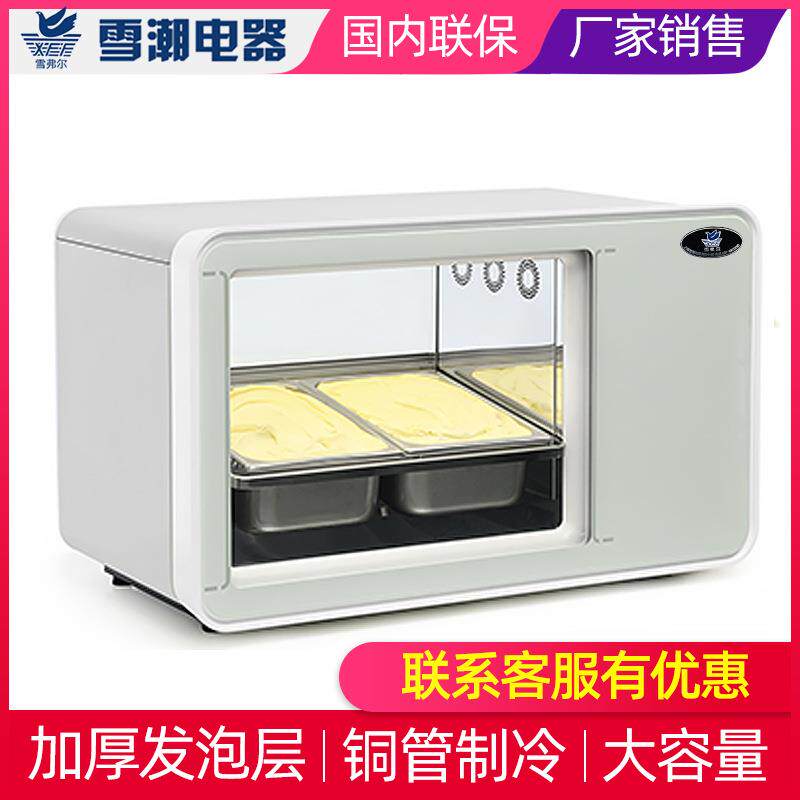 冰激凌柜小型冰激凌冷冻柜展示柜冰糕展示冷冻柜台式雪糕保鲜柜