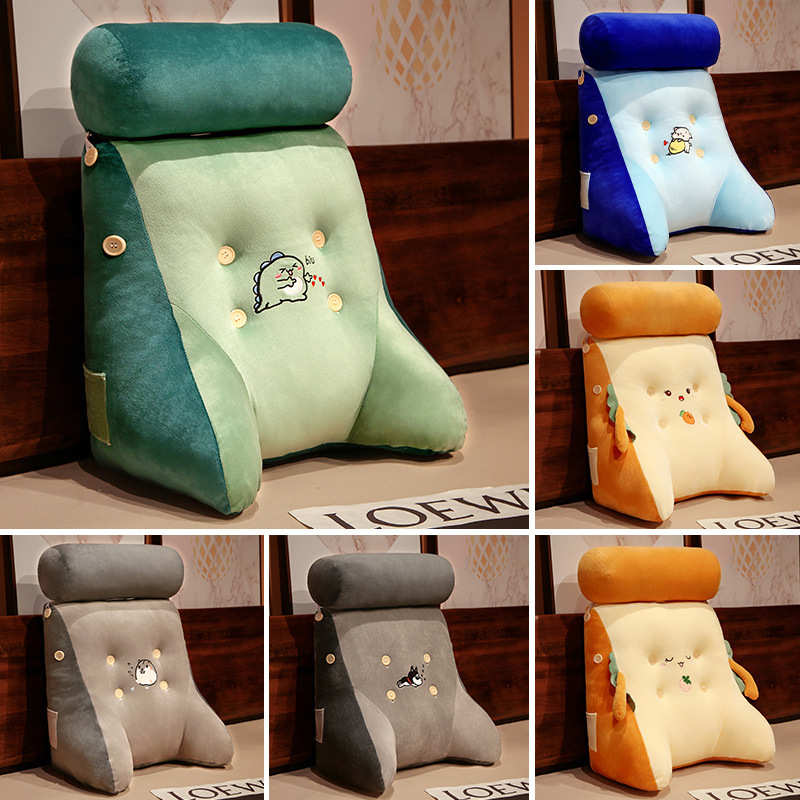 大号动物腰靠办公椅靠垫护腰加高午睡抱枕毛绒家居加logo厂家批发