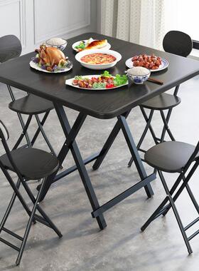 NPW折桌叠桌家用餐桌吃饭简台易小人方桌4桌小户型便携户外摆摊阳