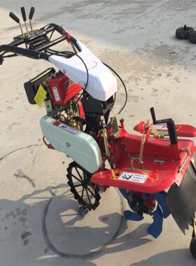 柴油186型大葱开沟机蔬菜种植培土机多功能田园管理机