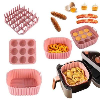 Air Fryer Silicone Baking Tray Cake Baking Silicone Tray