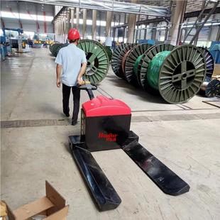 szho筒ular加长货叉电动车搬运地车纸叉车ULD纱辊牛圆形液压手推