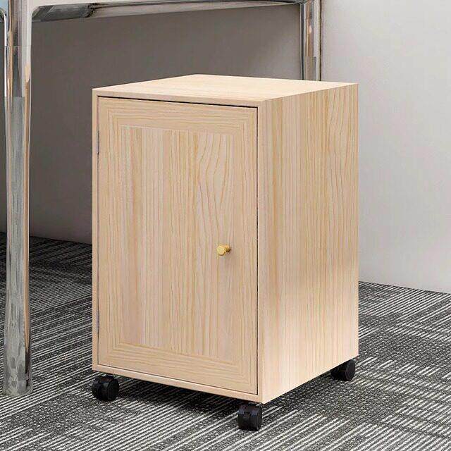 文件柜矮柜办公室储物柜带锁档案资料柜桌下收纳小柜子实木收纳柜