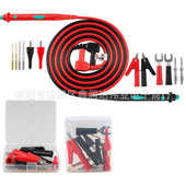 批发多功能数字万用表笔线硅胶线特尖特细表笔表棒线可换针