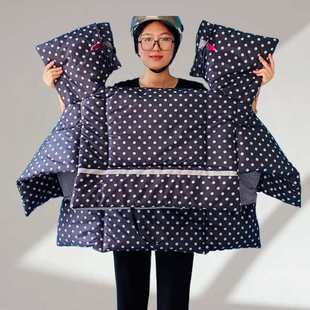 通用款 电动车挡风被冬季 保暖大侧翼 普通款 连体双面挡风被 四季