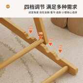 躺椅户外帆布露营椅坐睡两用可折叠沙滩椅2025新款 阳台休闲懒人椅