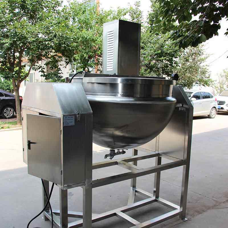 电加热导热油夹层QMI锅一体梨式锈枇秋杷膏熬煮锅厂钢不家