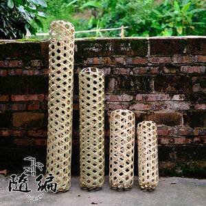 竹夫人抱枕竹夹膝抱节君竹编枕头纯手工制作成人儿童夏日纳凉海绵