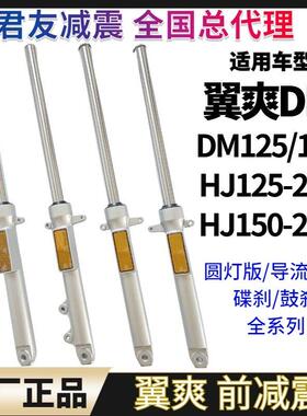 豪爵DM125/150翼爽HJ125-23A HJ150-23A/C机车前避震避震器前叉