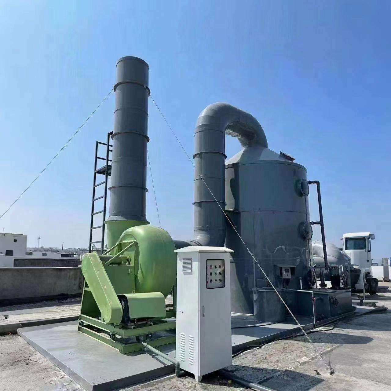 玻璃钢酸雾净化塔 化工电镀行业专用废气处理设备