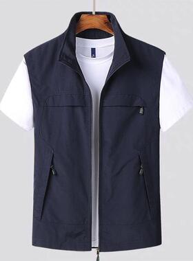 R 23325 Men's autumn winter slim vest 士秋冬修身立领马甲