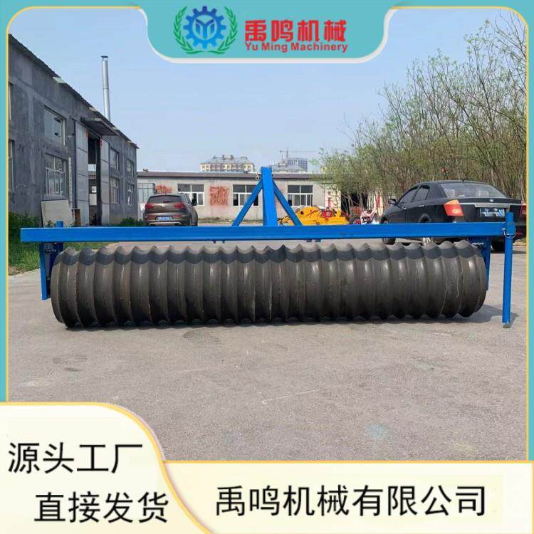 小麦镇压器液压折叠款铸铁镇压机四轮拖拉机带压地机小麦苗后镇压