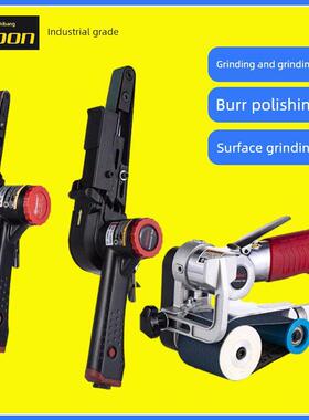 台湾士邦SP-8230气动砂带机打磨机砂轮机磨光机SP-8210手持环带机