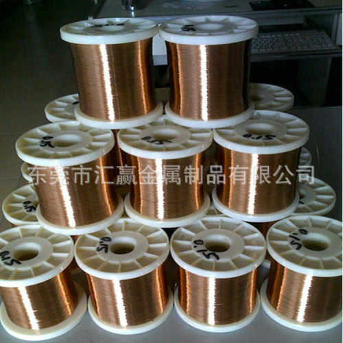 厂家直销 高导电铜线 H65黄铜线 黄铜丝 裸铜线 1mm 2mm