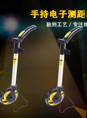 厂家货源电子手推测距轮 10000M数显测距仪 电子数显小轮测距车
