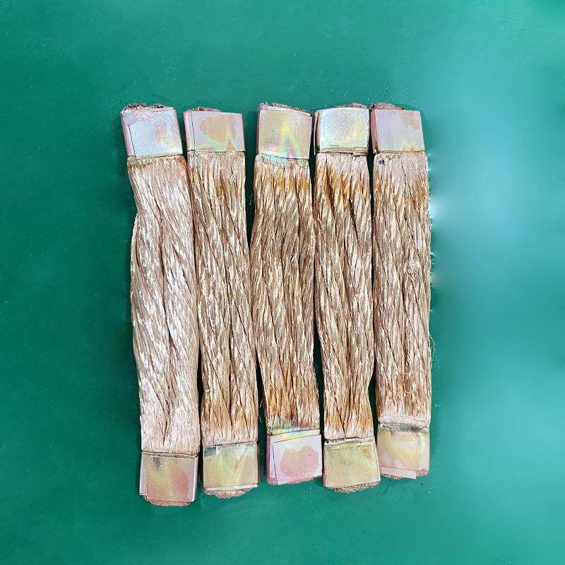 铜编织线带铜套多股软铜线和铜排焊接金吉港高分子扩散焊机
