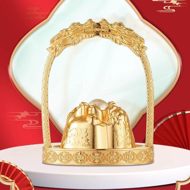 李居明八运跨九运吉祥物【金银千万里】摆件八运家居摆设