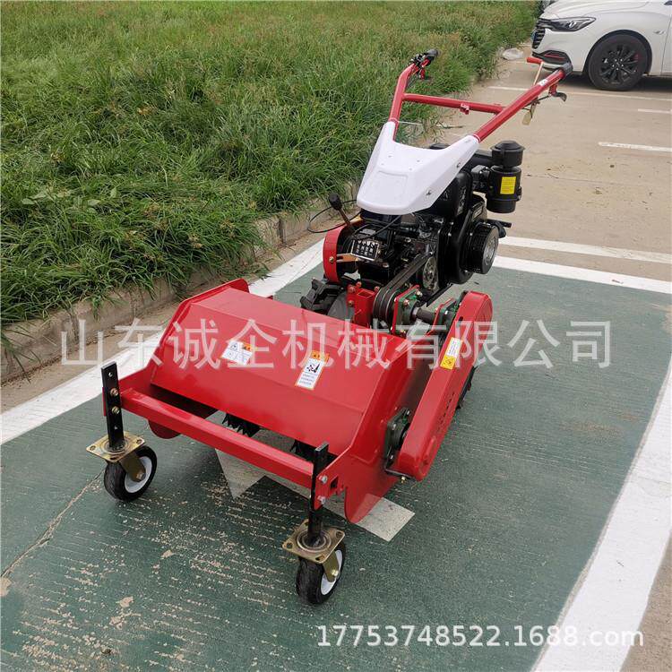 机械山地除草灭茬机手扶式果园农用锰钢锯齿甩刀式碎草机
