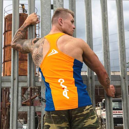 Muscle exercise vest, men's running and fitness training