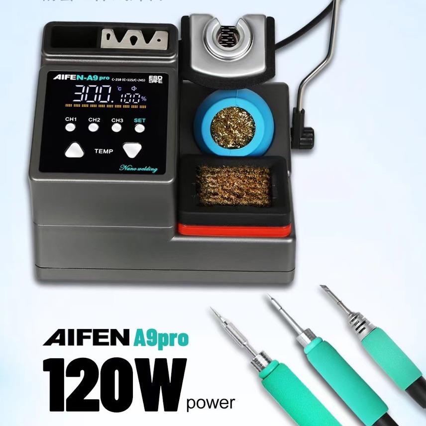 速工爱风A9proJBC焊台手机维修飞线神器2秒升温210电烙铁工业120W
