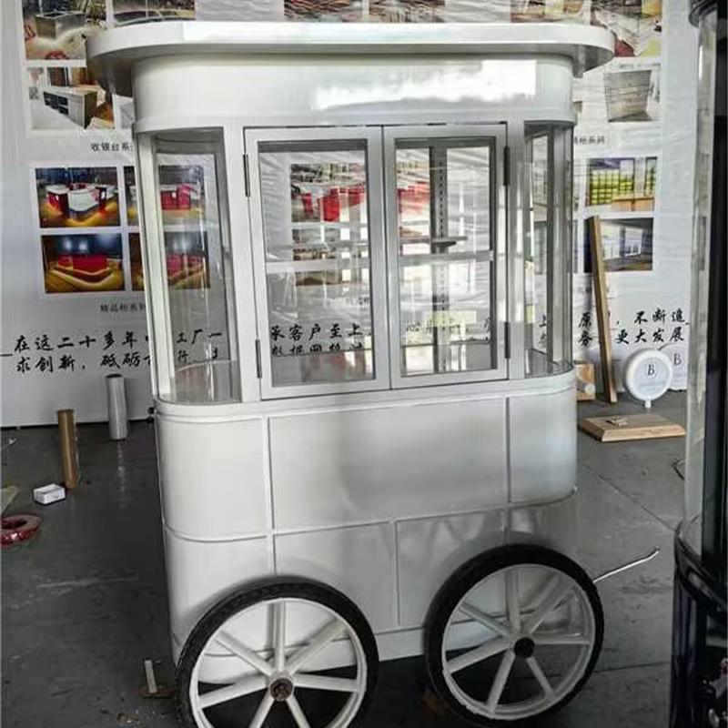 室外甜品特色售卖亭生产工厂小吃面包售货车售货亭加工广州