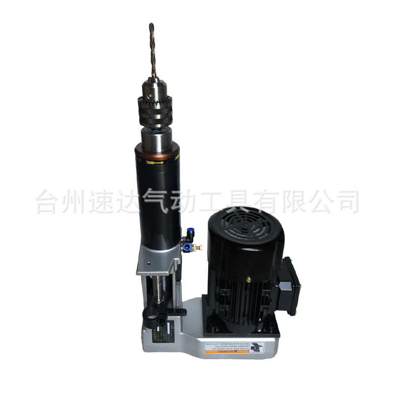 74气动动力头钻孔动力头打孔攻丝机气动自动钻孔功牙机数控钻攻