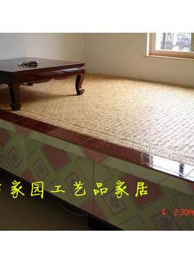 芦苇席火炕席草席悬吊式天花板装饰土炕席老式东北农村炕席耐高温