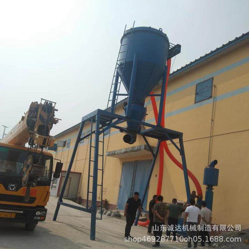河北库房散灰装车用气力输送机200型粉煤灰中转吸灰设备