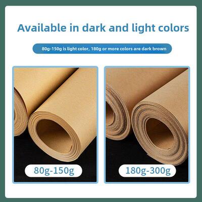 Large Kraft Brown Paper Craft Thick Cardboard Painting 300g