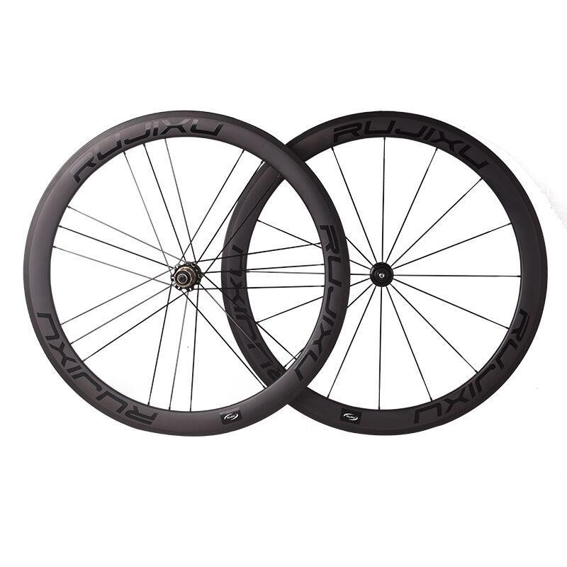 锐杰逊碳纤维超响700C框高5060G3编法V/C圈刹公路轮组