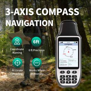 S190 手持gps导航定位仪户外经纬度坐标测量仪Handheld GPS navig