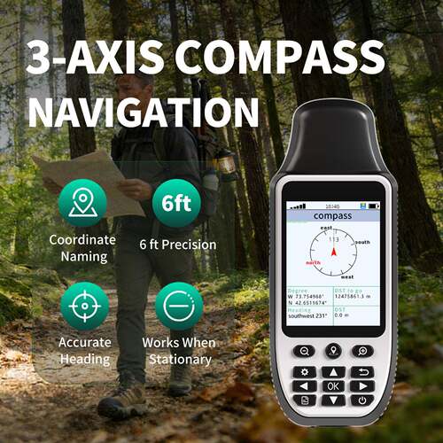 S190 手持gps导航定位仪户外经纬度坐标测量仪Handheld GPS navig